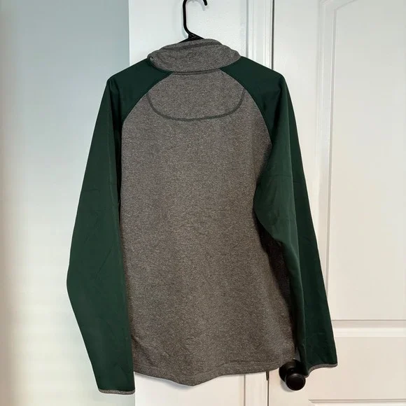 NFL‎ Green Bay Packers Mens XL Pullover 1/4 Zip Fleece Lined Jacket - Picture 11 of 13